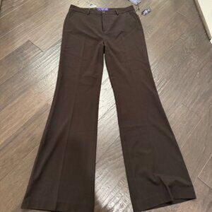 NYDJ Brown flare leg pants trousers NWT size 8